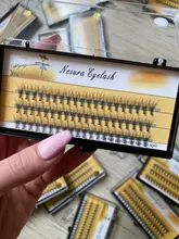 Extensiones de pestañas de extensión, 60 mechones de pelo Natural y grueso, Faux cils, Envío Gratis