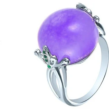 

Jay VI ring with cubic zirconia and Agate in silver