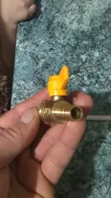 12mm Hose Barb x 1/2 BSP Male Thread Two Way Brass Ball Valve For Oil Water Air