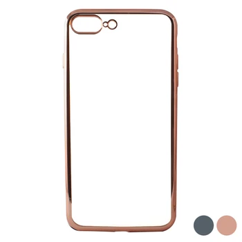 

Mobile cover Iphone 7 Plus/8 Plus KSIX Flex Metal TPU Flexible