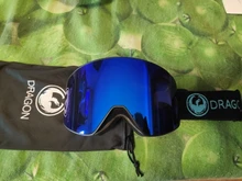 Gafas de esquí de dragón para hombre y mujer, máscara de esquí grande antiniebla, doble capa, UV400, gafas de snowboard, D292