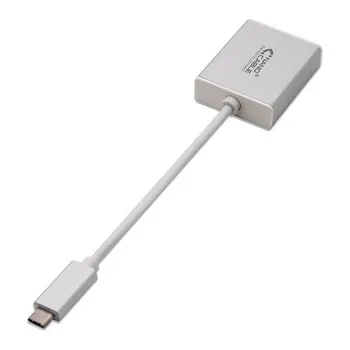 

USB C to VGA Adapter NANOCABLE 10.16.4101 10 cm Silver