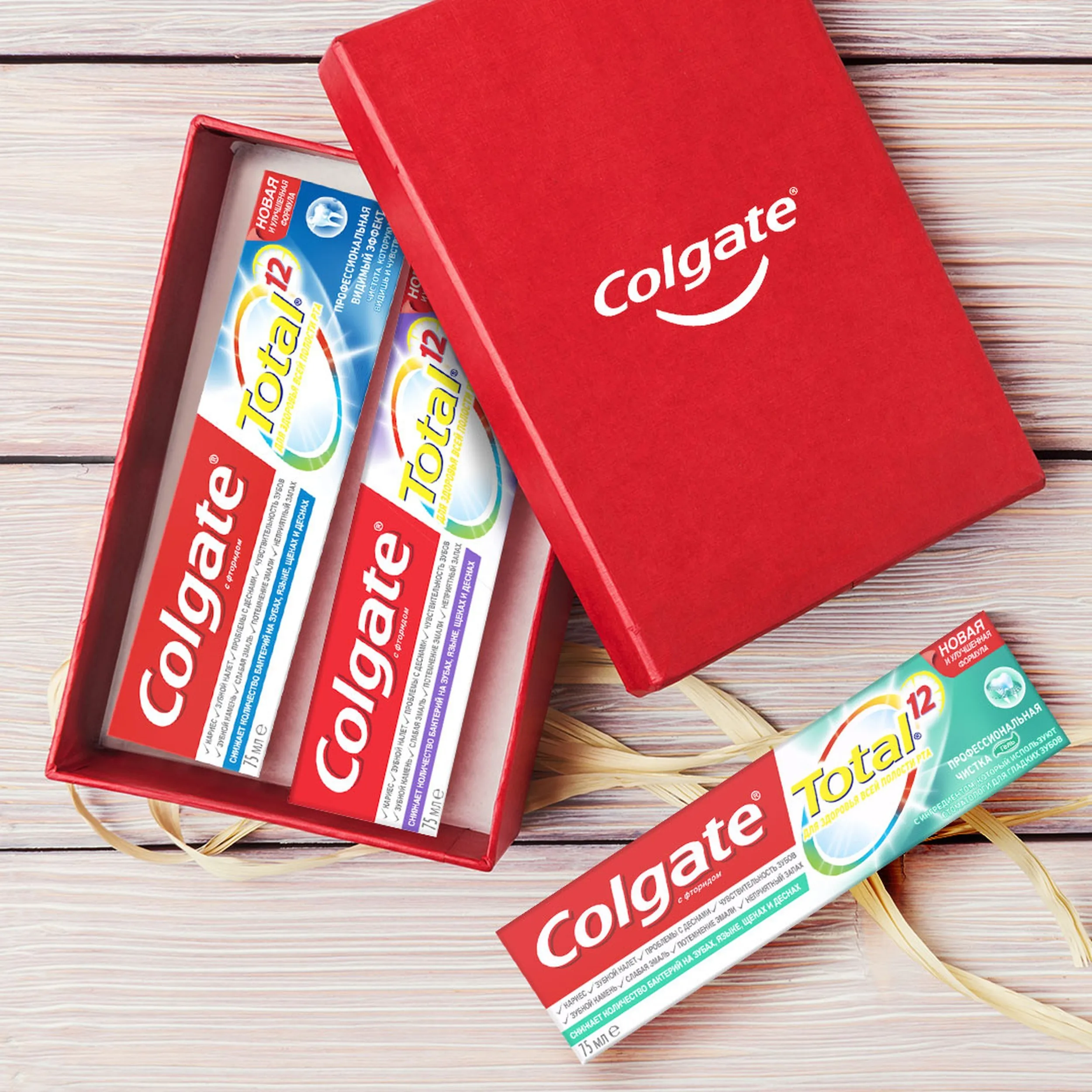 COLGATE Зубная паста TOTAL Профессионал. Чистка Отбеливающая 75мл