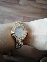 Reloj de moda con diamantes de oro para mujer, pulsera informal de marca de lujo, relojes femeninos