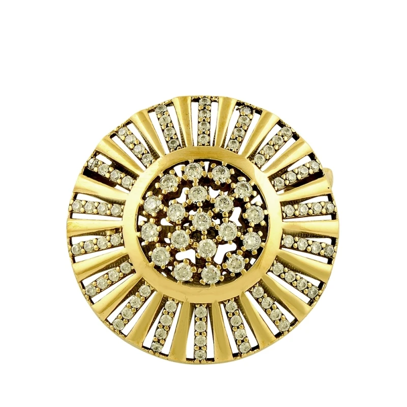 

Silver 925 Sterling Zircon Cubic Zirconia Authentic Brooch