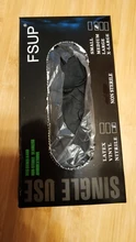FSUP espesar 50 unids/lote guantes desechables de nitrilo guante de seguridad guante de trabajo antiestático impermeable jardín tatuaje belleza mecánico