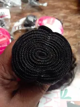 Beaufox-extensiones de ondas sueltas brasileñas, 3 mechones de pelo humano con cierre, extensión de cabello Remy 4x4