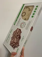 DIY Puzzle Assembled Jewelry-Box-Model Mechanical-Transmission Laser-Cutting Wooden Creative