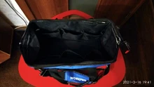 WORKPRO-Bolsa de herramientas de alta resistencia para hombe, organizador de utensilios de 14/15/16 pulgadas de gran capacidad, multibolsa, bandolera