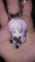 Danganronpa-Llavero de ventilador acrílico de doble cara, colección de Anime, figuras para juego, Nanami, ChiaKi, Nagito, Komaeda