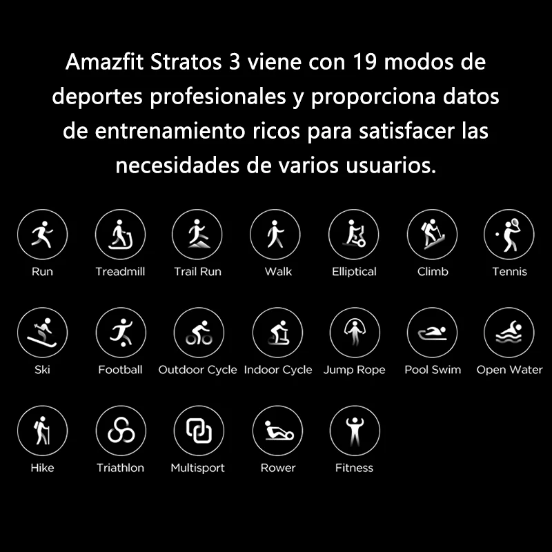 Xiaomi Huami Amazfit Stratos Smart Watch (Bluetooth Smart Watch Gps Sport Android Ios Watch) [-5