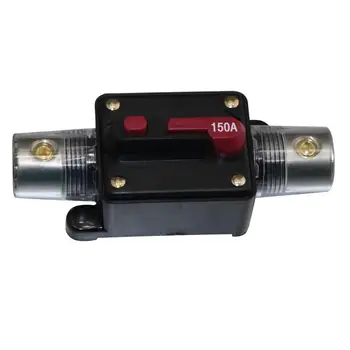 

150A Circuit Breaker Fuse Holder For 12-48V Protection 0Ga 4Ga Skcb-04-0-150A