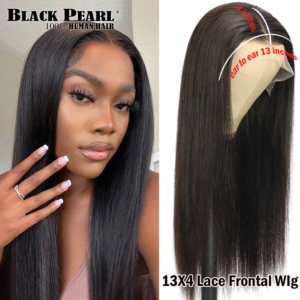 13X6 Lace Front Wig Bone Straight Human Hair Wig 180 D Transparent HD Lace Frontal Wigs For Women 30 Inch 4x4 5x5 Closure Wigs
