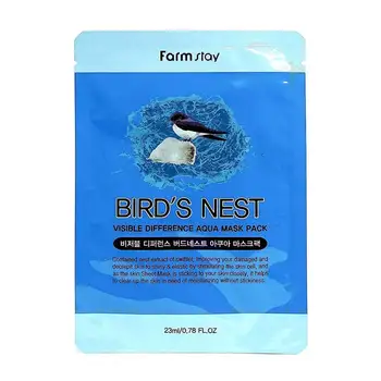 

Fabric mask farmstay visible difference Bird's Nest Aqua mask pack