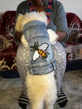 Ropa vaquera de XS-2XL para perro, abrigo para perros, ropa de cachorro, pantalones vaqueros para perro, chaqueta, chaleco abrigo para perro, trajes para cachorro, ropa para gato