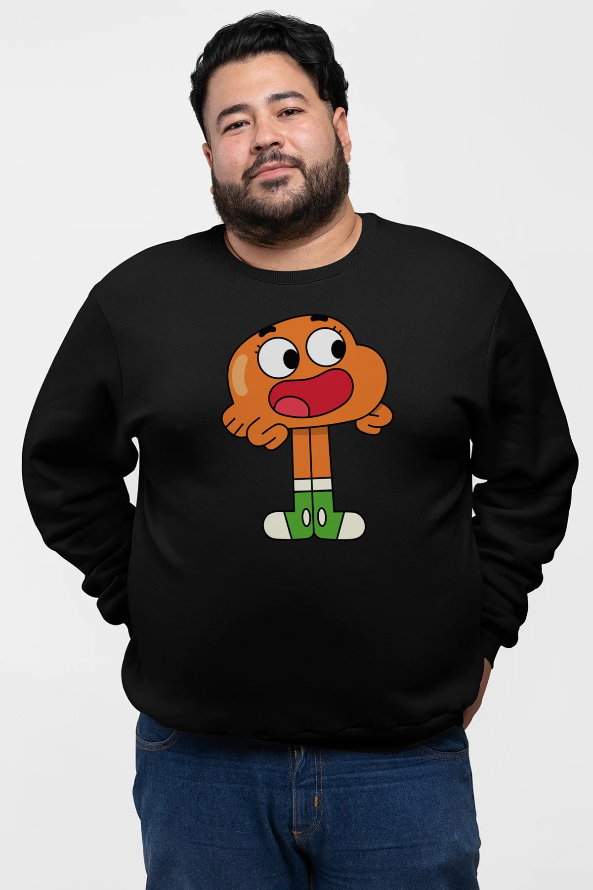 Мужская толстовка Angemiel Wear Happy Darwin черного цвета | одежда