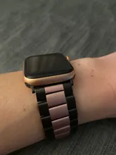 Correa de acero inoxidable para Apple Watch Series 6, 5, 4, 3, 2, 40mm, 44mm, 42mm, negro, adaptador para iWatch Band 4, 3, 38mm