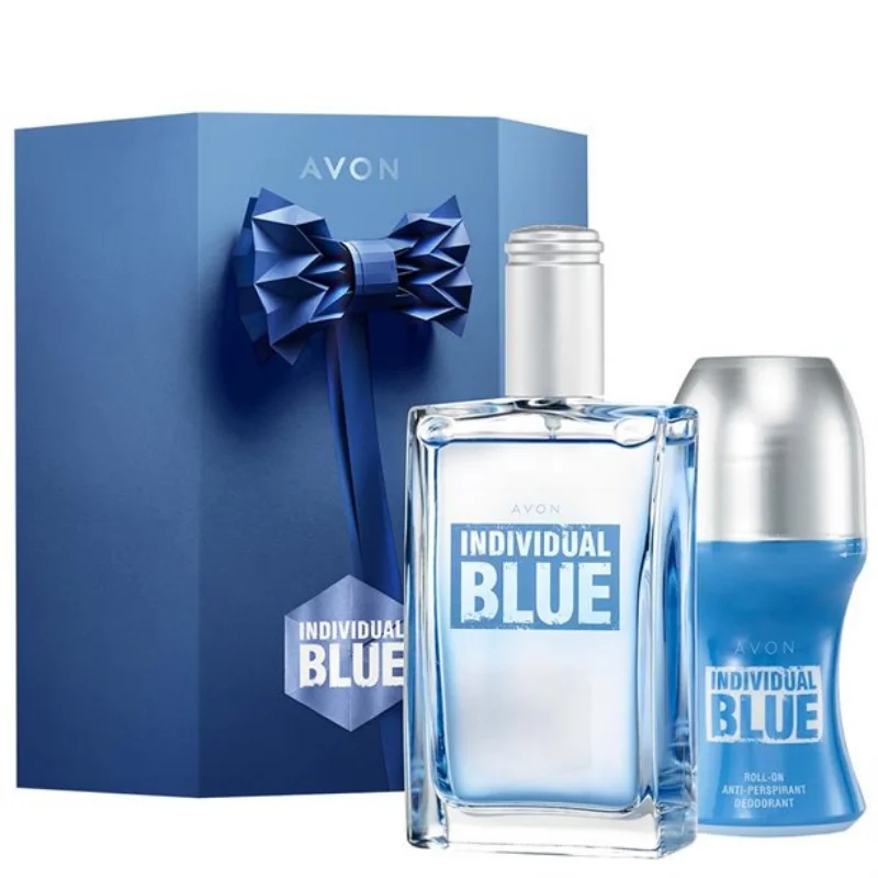 AVON Парфюмерно-косметический набор &quotIndividual Blue для него&quot |