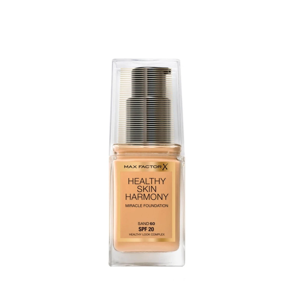 Max Factor здоровая кожа гармония чудо-основа 6 вариантов цвета фарфоровая основа для лица макияж кожи - Цвет: 60 Sand