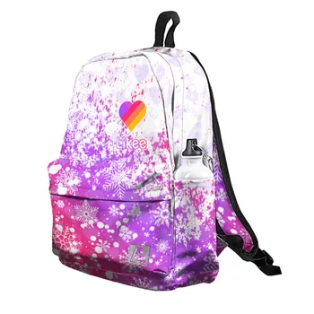 

Рюкзак 3D с принтом Новогодний Like для мальчиков и девочек, для работы в школе, для путешествий с ноутбуком, водонепроницаемый