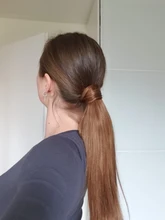 Cola de Caballo brasileña Remy, Real Beauty, cola de caballo, 100%, cabello humano liso, 60/100/120g