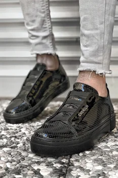 

Chekich CH011 Japanned Leather ST Male Shoes BLACK 392016697