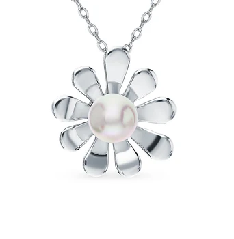 

Silver necklace with pearls sunlight sample 925