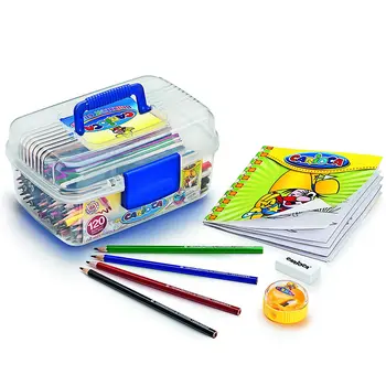 

Carioca 42442-briefcase 120 colored pencils, size teaching/school pens