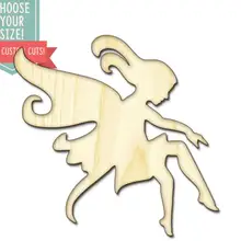 Сказочное дерево вырезанное-на заказ Выберите свой размер-лазерная резка деревянное Искусство ремесло поставки Настенный декор свадебный детский DCS0166