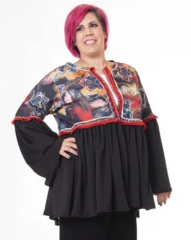 

Jacket with curl at the hem.