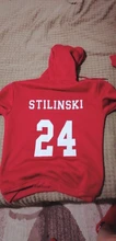 Sudadera con capucha de Teen Wolf para hombre y mujer, ropa deportiva unisex con estampado de Lacrosse y McCall 11, Stilinski 24 y Lahey 14, jersey de chándal de la serie de anime disponible en color rojo