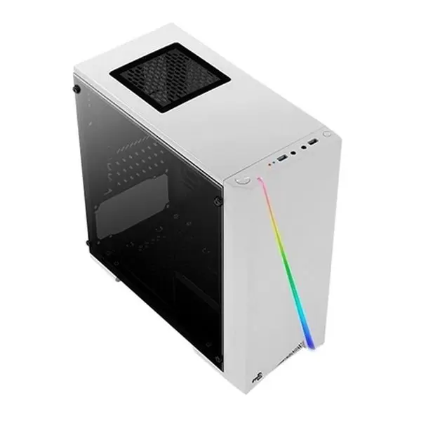 ATX Mini-tower Box чехол Aerocool CYLONMINIW RGB светодиодный Белый