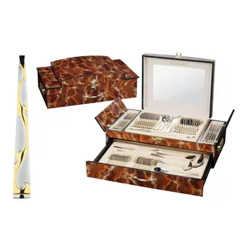 

Cutlery 72 items in a wooden suitcase Zillinger zl-854 Leona