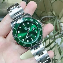 OLEVS-Reloj de pulsera de cuarzo para hombre, cronógrafo deportivo con correa de acero inoxidable, resistente al agua, masculino