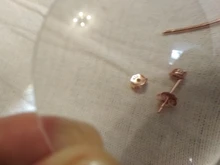 Mini pendientes de tuerca de Color dorado para mujer y niña, aretes de cristal negro, Plata de Ley 925 2019, aretes de circón pequeño bonitos H40