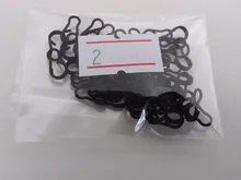HYBOLAN-Pinzas a presión para pesca de carpa, 50 Uds., Conector de cambio rápido, Terminal de pesca de carpa, enlace negro mate para accesorios de aparejo