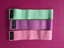 Conjunto de Bandas de resistencia para entrenamiento, banda deportiva de goma elástica para glúteos, equipo de Fitness para Yoga, entrenamiento de gimnasia, Bandas elásticas de tela