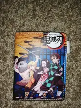 Wallet Short Purse Anime Slayer:kimetsu Demon Kamado No-Yaiba Synthetic Tanjirou/nezuko