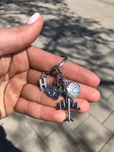 LLavero de avión con 26 letras para la Cámara de la tierra, colgante pequeño, regalo conmemorativo