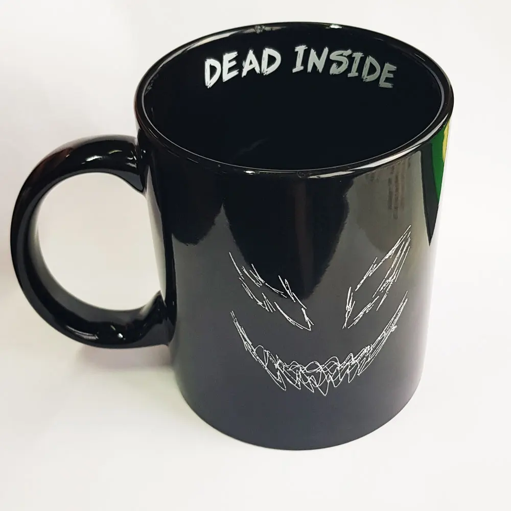 Кружка керамическая &quotDEAD INSIDE&quot черная | Дом и сад