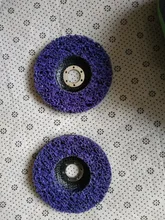 Abrasive-Disc-Belt Grinder Polishing Buffing-Wheels Diamond 125mm Black Blue 2pcs