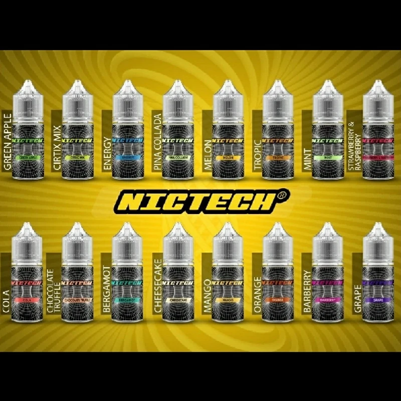 Nictech vaporizer liquid 30 ml, 2 juul cartridges, vape pod, vape