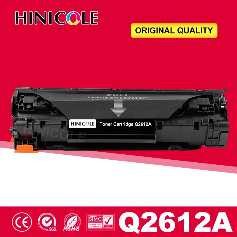 

HINICOLE Compatible Toner Cartridge Q2612A 12A 2612A for HP LaserJet 1010 1012 1015 1018 1022 1022N 1022NW 1020 3015MFP 3020