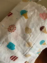 Manta de muselina para bebé, edredón de algodón para bebé, 120cm x 110cm, manta de muselina para bebé, pañal de muselina 120