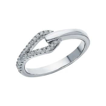 

Silver ring with cubic zirconia sunlight sample 925