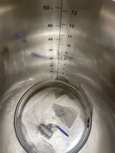 Pot Fermenter Distillation Boiler-Tank with Bell-Lid Sanitary-Steel SUS304 55L New