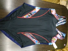Sports Swimwear Bikini Bathing-Suit Colorblock Beach-Wear One-Piece Women Anfilia Pro