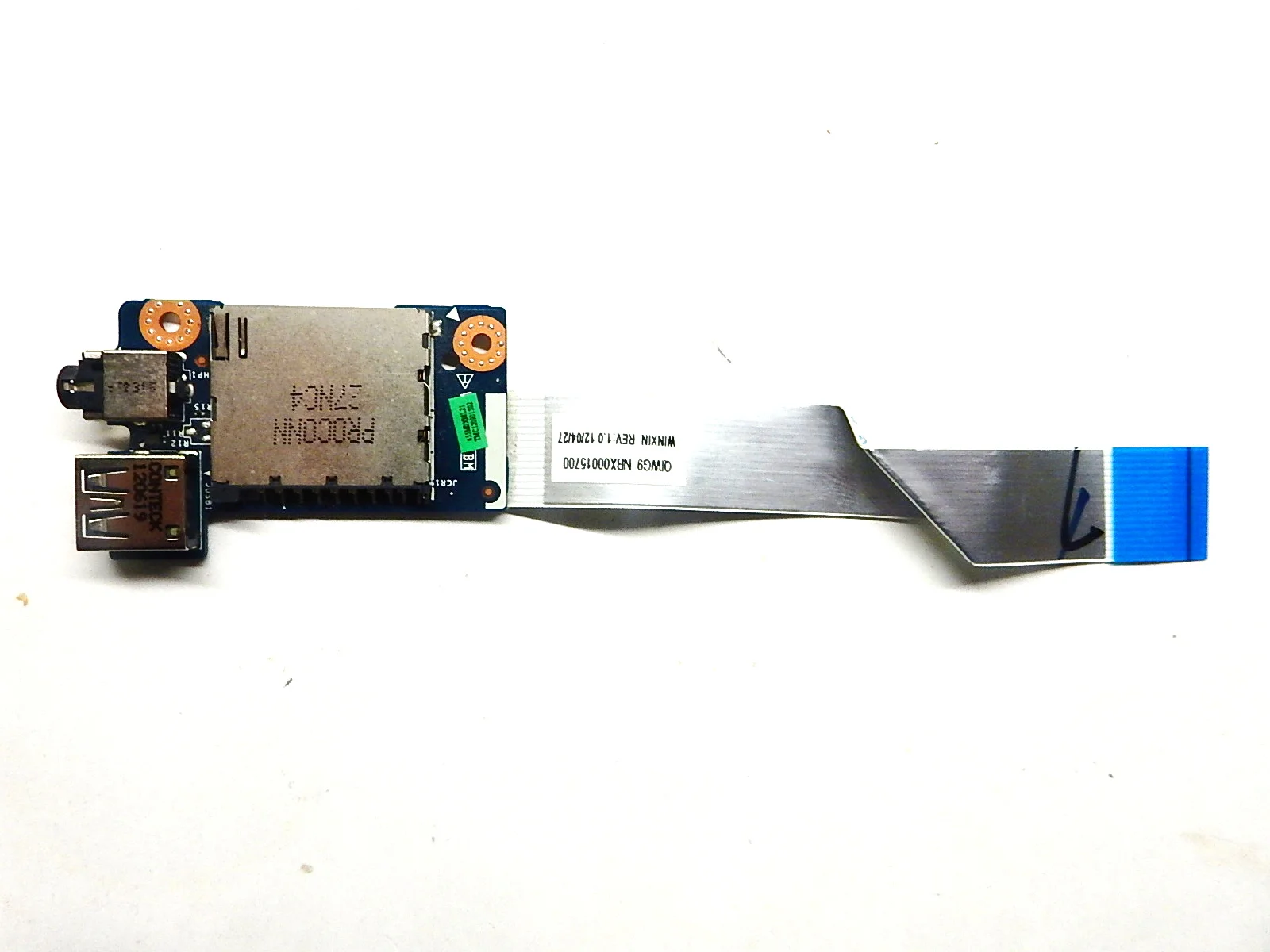 Aux USB board audio картридера qiwg5/qiwg6 ls-7986p with train qiwg9 nbx00015700 Rev: 1.0 Lenovo P585 g580 n580 (b/y) |