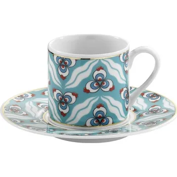 

Kutahya has Porcelain Cintemani 9734 Pattern Coffee Cup Pad