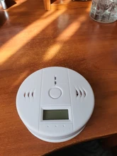 Sensor fotoeléctrico de seguridad para el hogar, 85dB, aviso de alta sensibilidad LCD, Sensor de Gas de CO independiente, Detector de alarma de intoxicación por monóxido de carbono